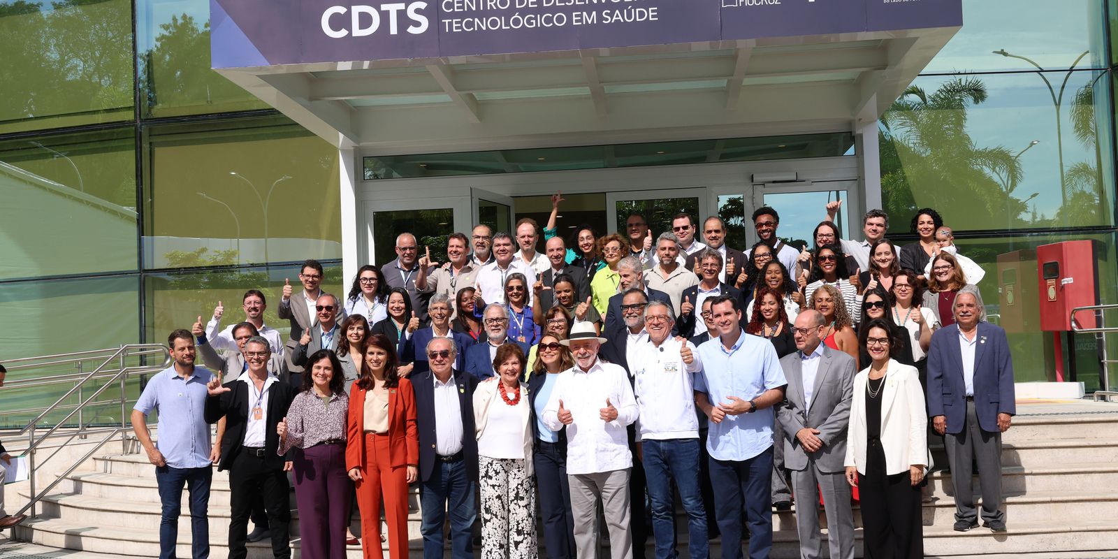 Lula destaca competitividade do Brasil em inauguração de centro de pesquisa da Fiocruz