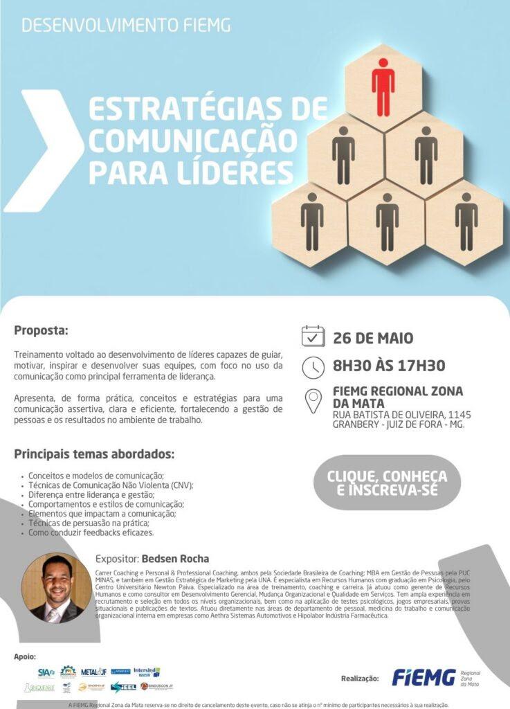 FIEMG oferece treinamento de comunicação para líderes em Juiz de Fora