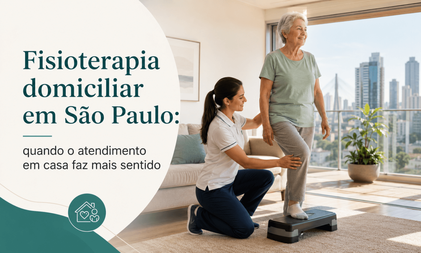 Fisioterapeuta em casa em São Paulo: o que avaliar antes de contratar atendimento domiciliar