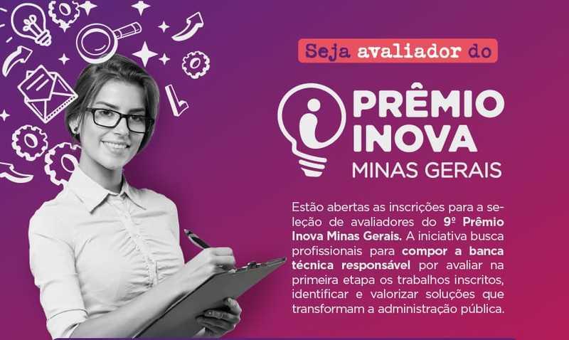 Inscrições para avaliadores do 9º Prêmio Inova Minas Gerais são prorrogadas até 24/05