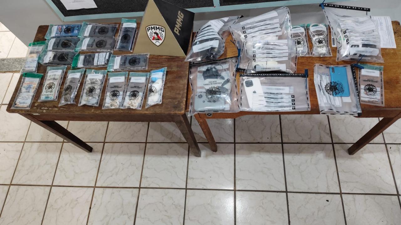 Operação termina com presos por tráfico, perseguição e apreensão de drogas em MG