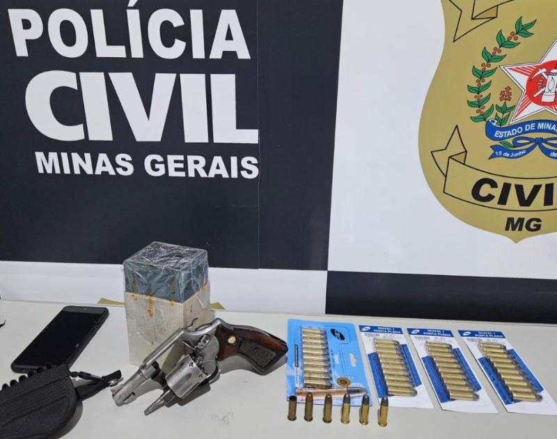 PCMG prende suspeito de tentativa de homicídio em Rosário da Limeira