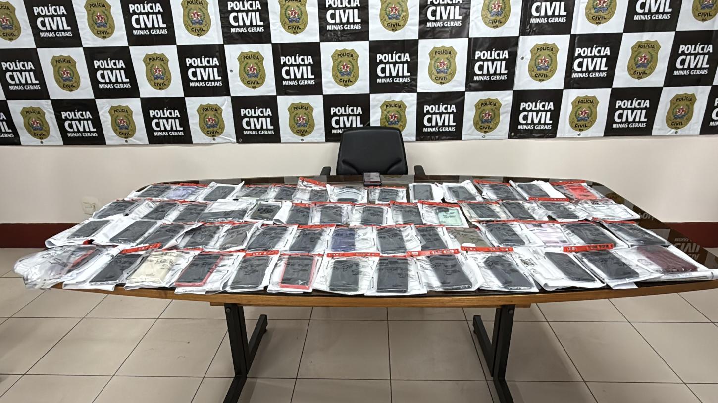 Polícia de Minas Gerais convoca donos de 408 aparelhos recuperados