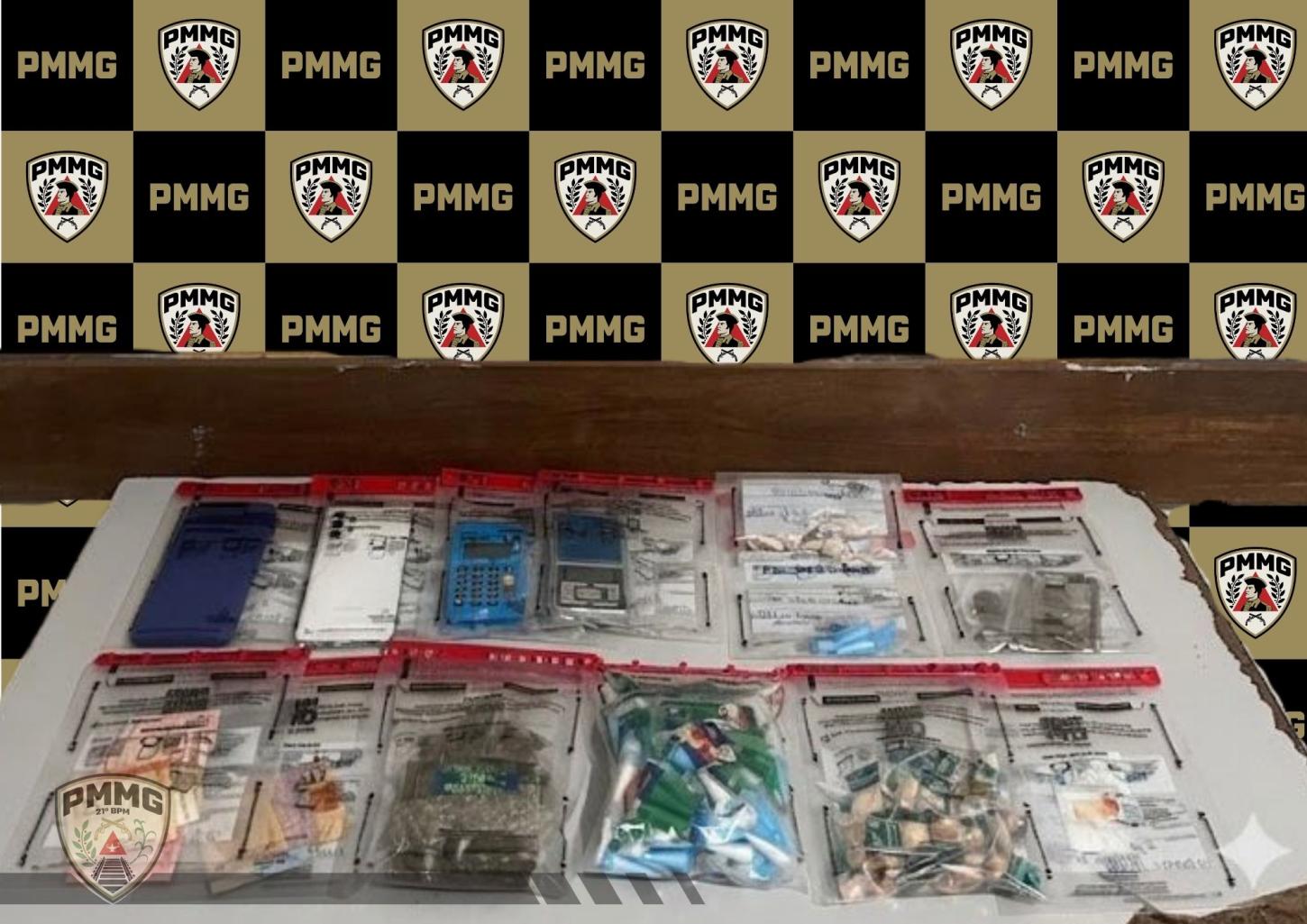 Polícia Militar realiza prisões por tráfico e captura foragidos em Minas Gerais