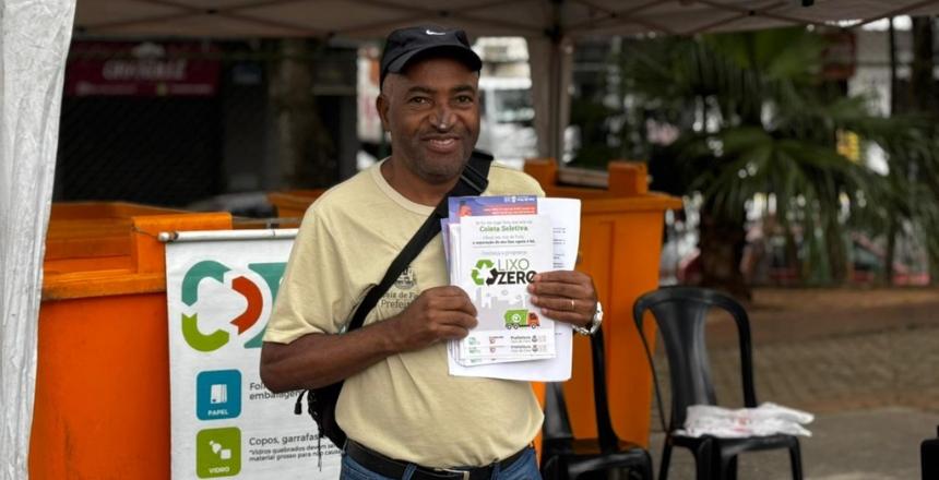 Projeto Lixo Zero na Minha Praça retorna ao bairro Santa Luzia nesta quinta-feira