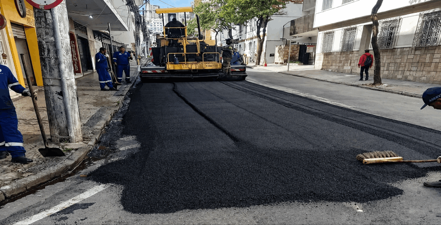 Empav inicia obras de recapeamento asfáltico na Rua Doutor Romualdo