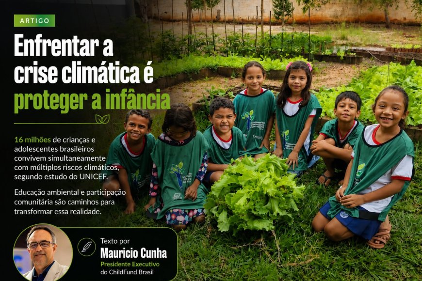 A proteção de crianças e adolescentes diante da crise climática no Brasil