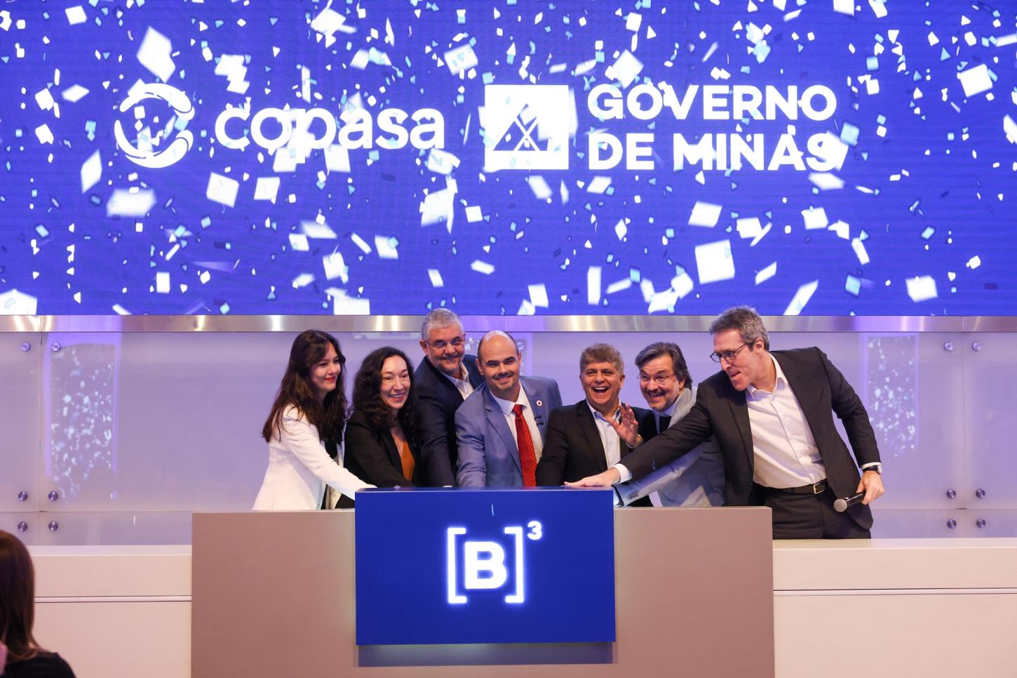 Governo de Minas Gerais conclui desestatização da Copasa na Bolsa de Valores por R$ 8,38 bilhões