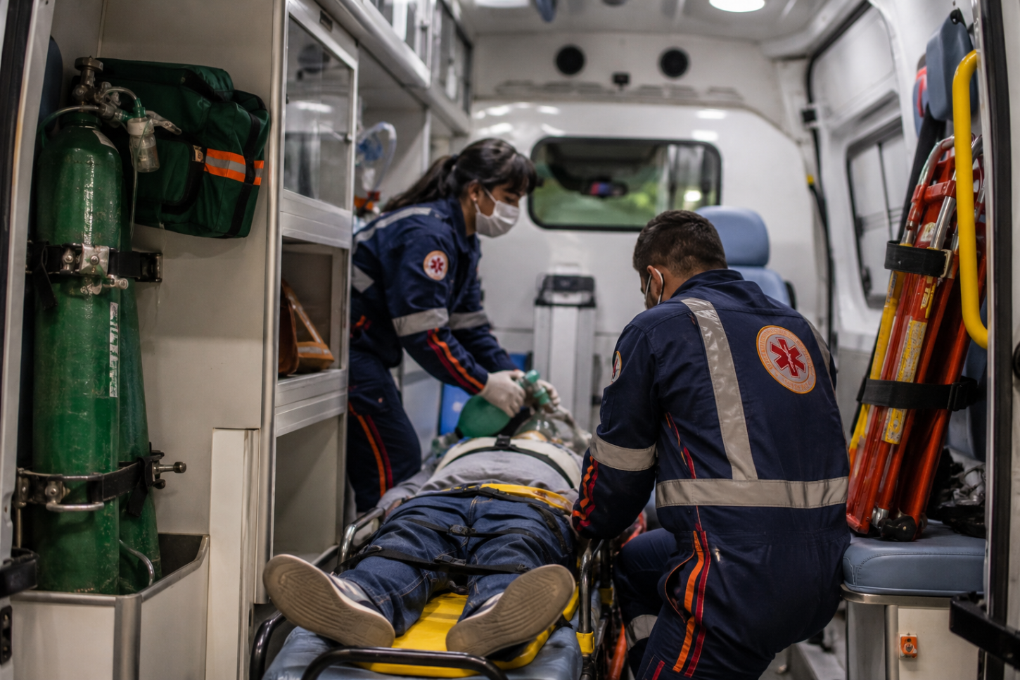 Ocorrências do Samu registram vítima em estado grave por queimaduras e acidentes na Zona da Mata