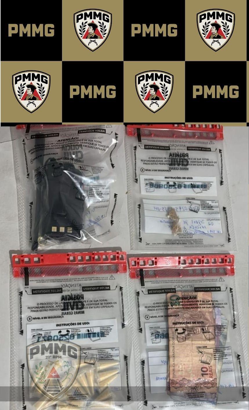 Operações da Polícia Militar em Ubá resultam em prisão por tráfico e registro de assalto a pedestre