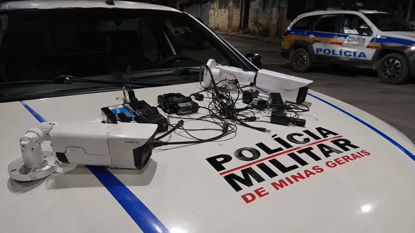 Polícia Militar descobre sistema de câmeras usado pelo tráfico para monitorar agentes em Minas Gerais