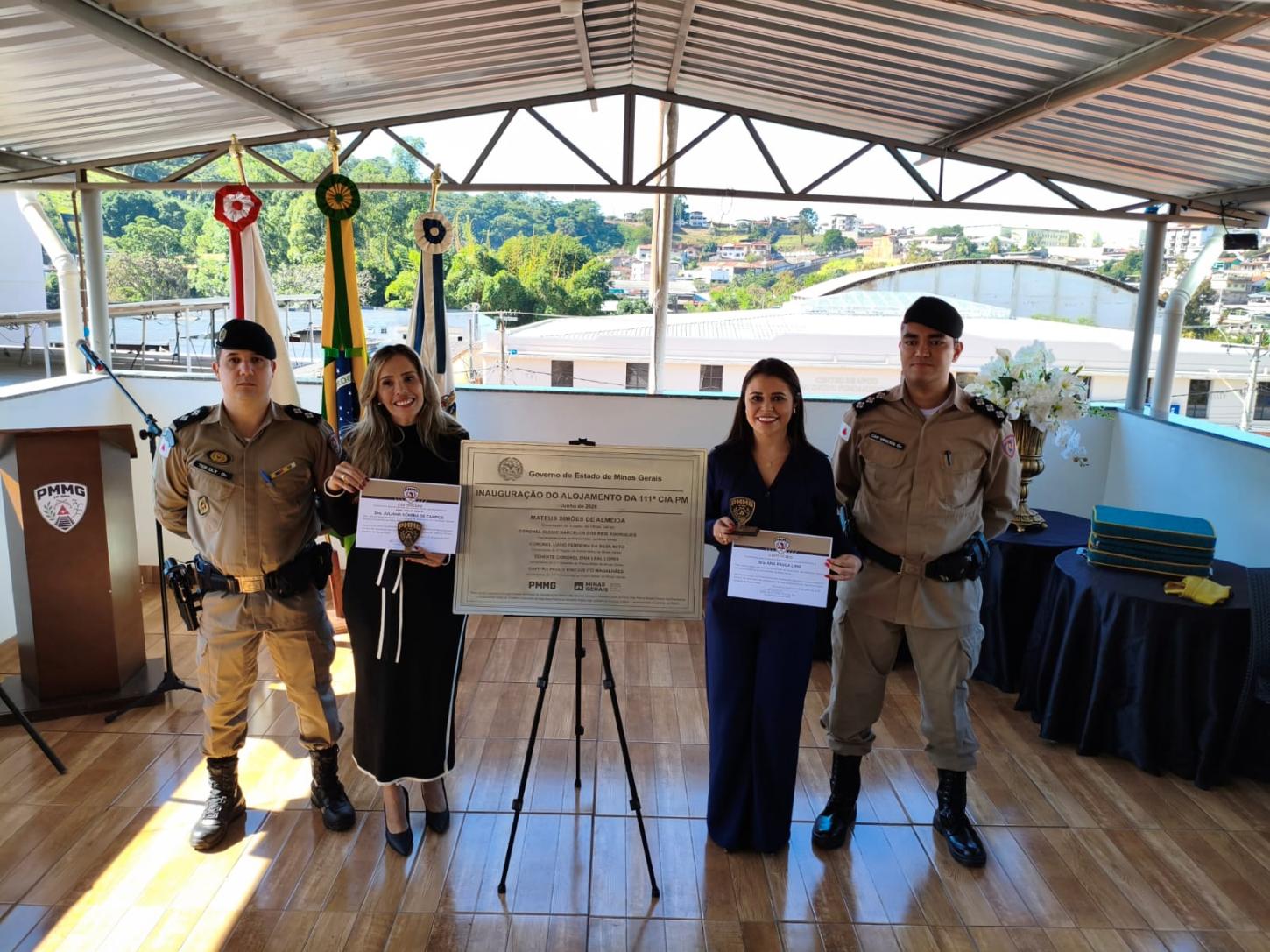 Polícia Militar Inaugura Novo Alojamento da 111ª Companhia em Visconde do Rio Branco