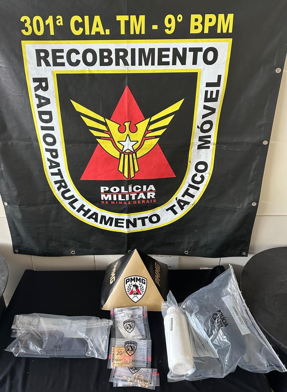 Polícia Militar prende homem por tráfico de drogas e corrupção de menores em Barbacena