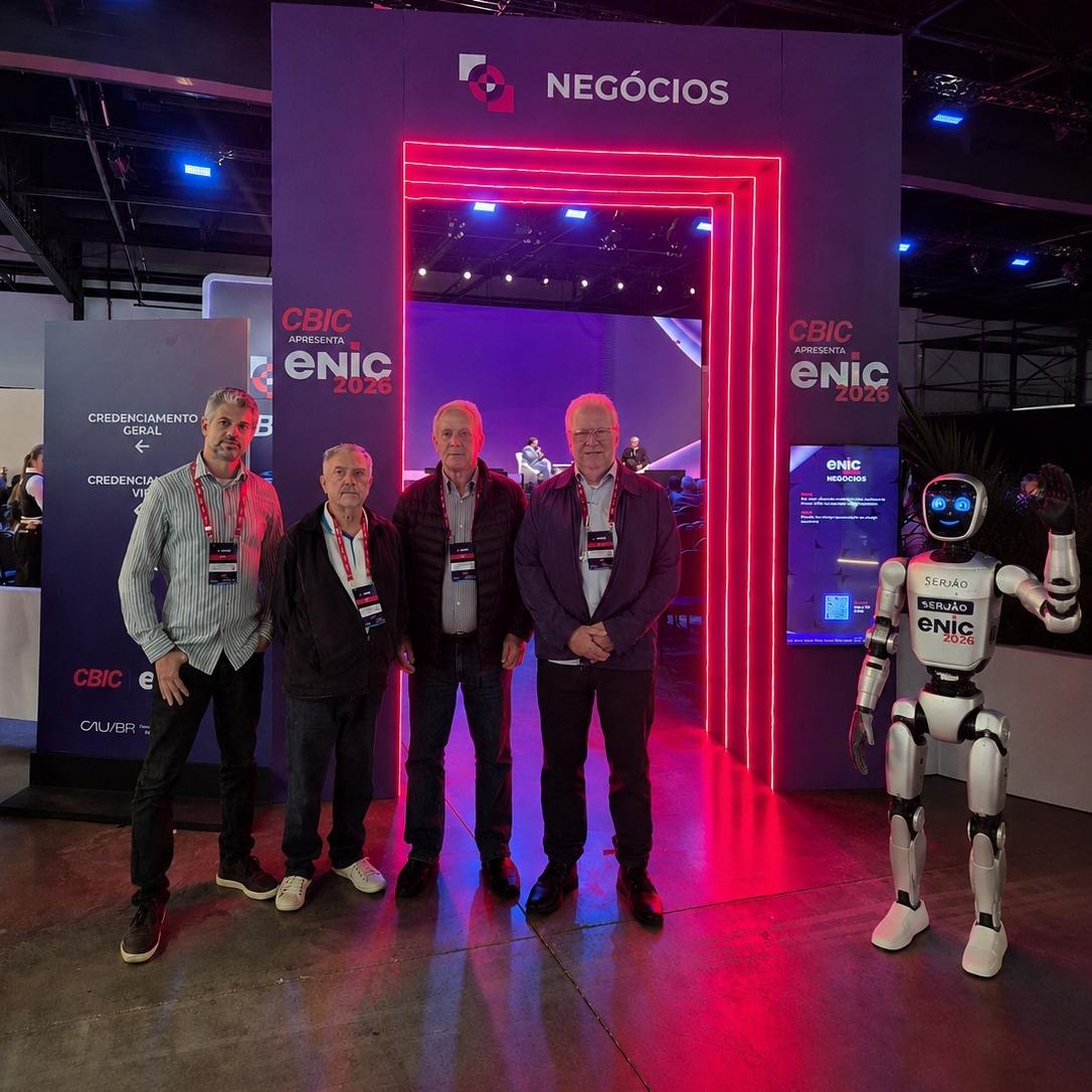 Sinduscon-JF acompanha debates sobre Inteligência Artificial e produtividade no ENIC 2026