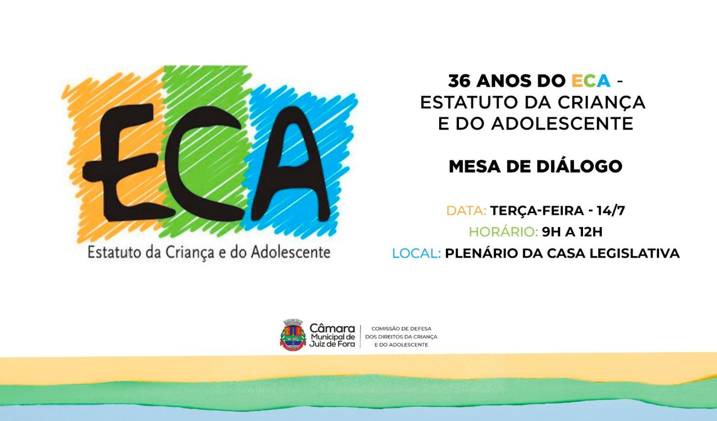 Câmara de Juiz de Fora promove debate em comemoração aos 36 anos do Estatuto da Criança e do Adolescente