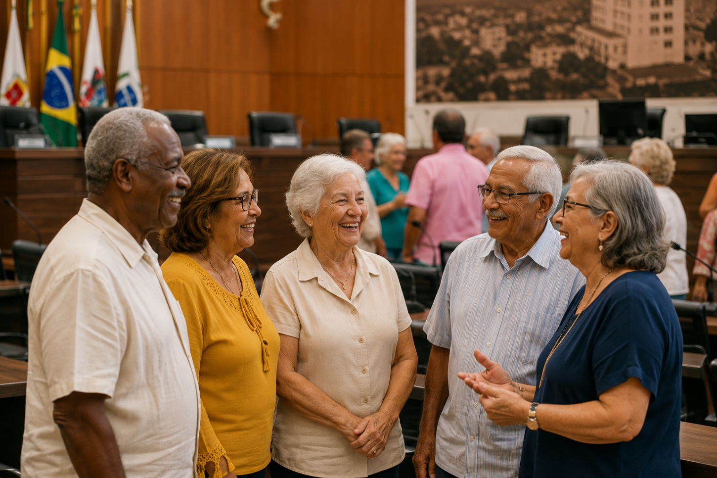Câmara Municipal de Juiz de Fora empossa novos integrantes do Câmara Sênior para o biênio 2026-2028