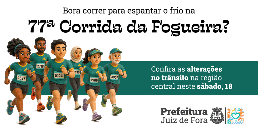 Corrida da Fogueira altera trânsito em Juiz de Fora neste fim de semana; veja rotas e horários