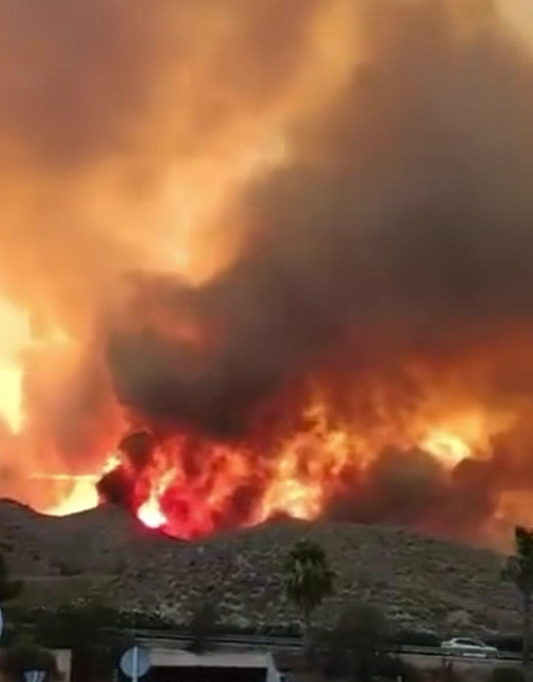 Incêndio florestal deixa doze mortos e dezenas de desaparecidos no sul da Espanha