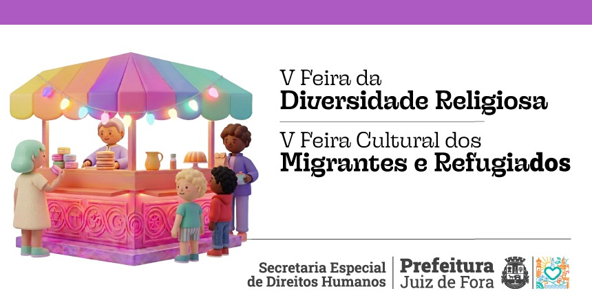 Juiz de Fora abre cadastro para a V Feira da Diversidade Religiosa na Praça da Estação