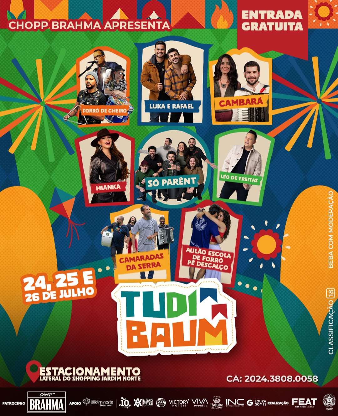 A programação do último fim de semana reúne artistas regionais e valoriza ritmos como o forró e o sertanejo. Foto: Divulgação.