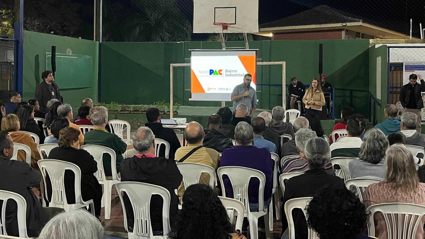 Prefeitura de Juiz de Fora apresenta obras do Novo PAC para moradores do Bairro Industrial