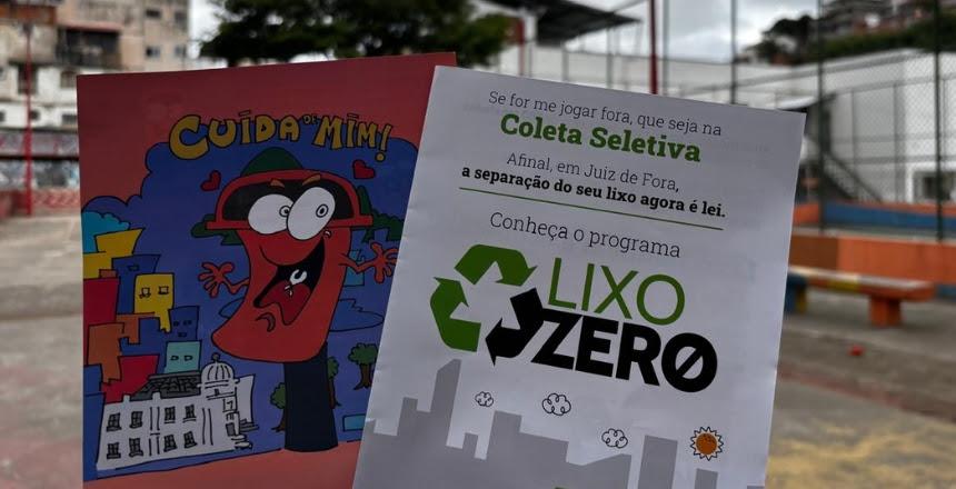 Projeto Lixo Zero na Minha Praça leva posto de coleta seletiva para a região Leste de Juiz de Fora