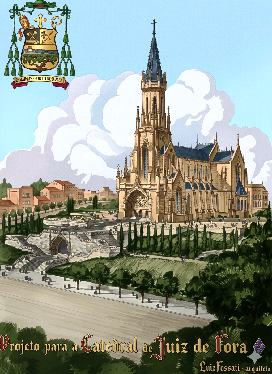 Projeto original para a Catedral Metropolitana 