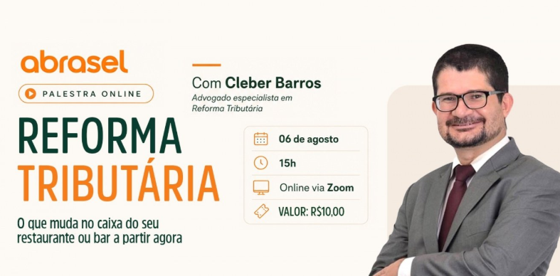 Abrasel promove palestra sobre Reforma Tributária para bares e restaurantes da Zona da Mata