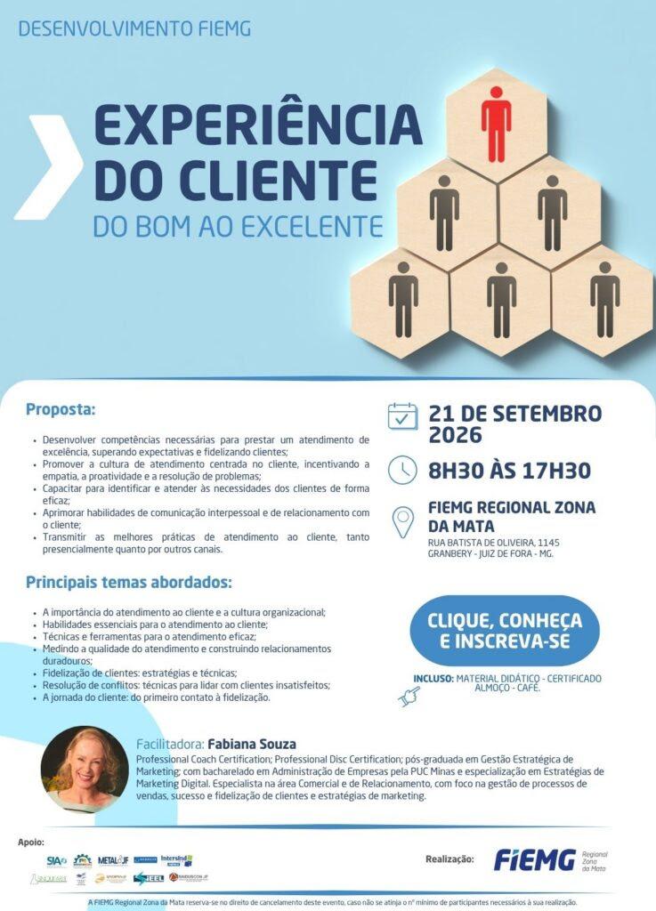 Capacitação em Juiz de Fora aborda a excelência na experiência do cliente