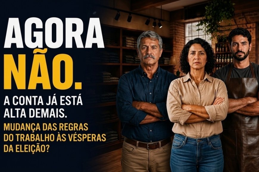 CNC pede adiamento da PEC do fim da escala 6x1 até o encerramento das eleições