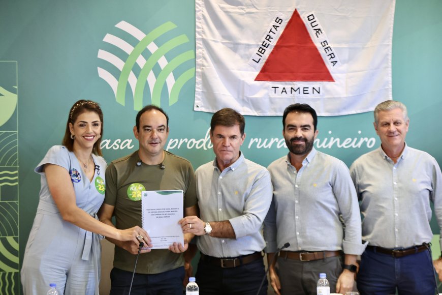 Flávio Roscoe visita Sistema Faemg e apresenta propostas para a agropecuária mineira