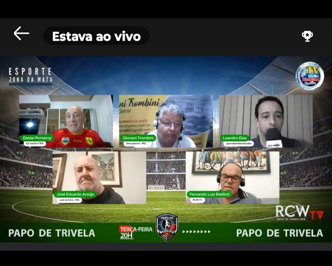 Com décadas de experiência, Daniel Pomeroy destacou a importância da preparação e do conhecimento das regras para a formação de novos árbitros. Foto: Reprodução Papo de Trivela.