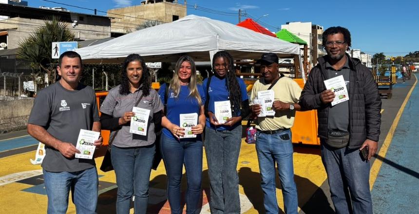 Via São Pedro recebe ação itinerante do projeto Lixo Zero na Minha Praça nesta quinta