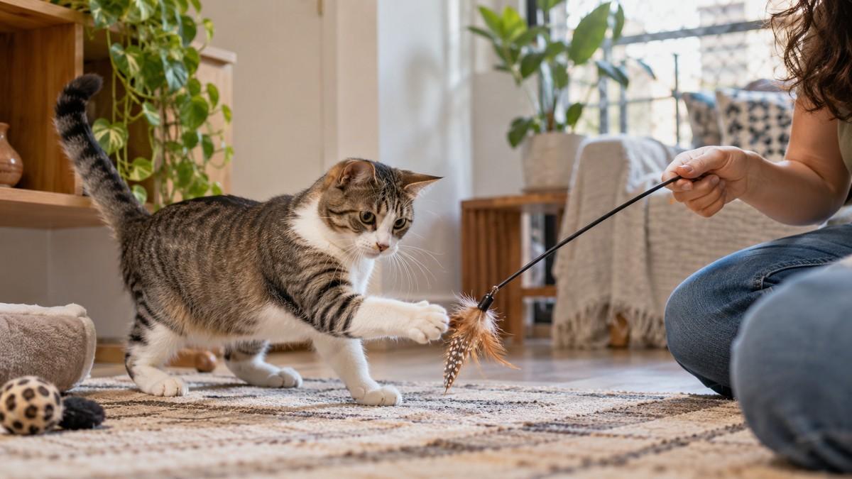 Brincadeiras que estimulam o instinto do gato: guia prático e cuidados essenciais