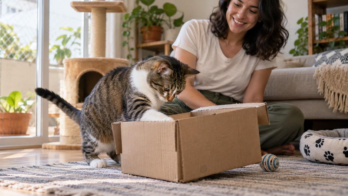 Caixas de papelão são seguras para gatos: guia prático e cuidados essenciais
