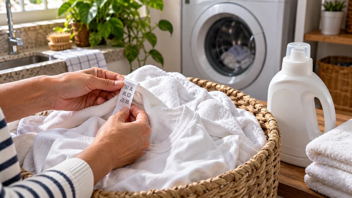  Como cuidar de roupas brancas com segurança: passo a passo seguro e prático