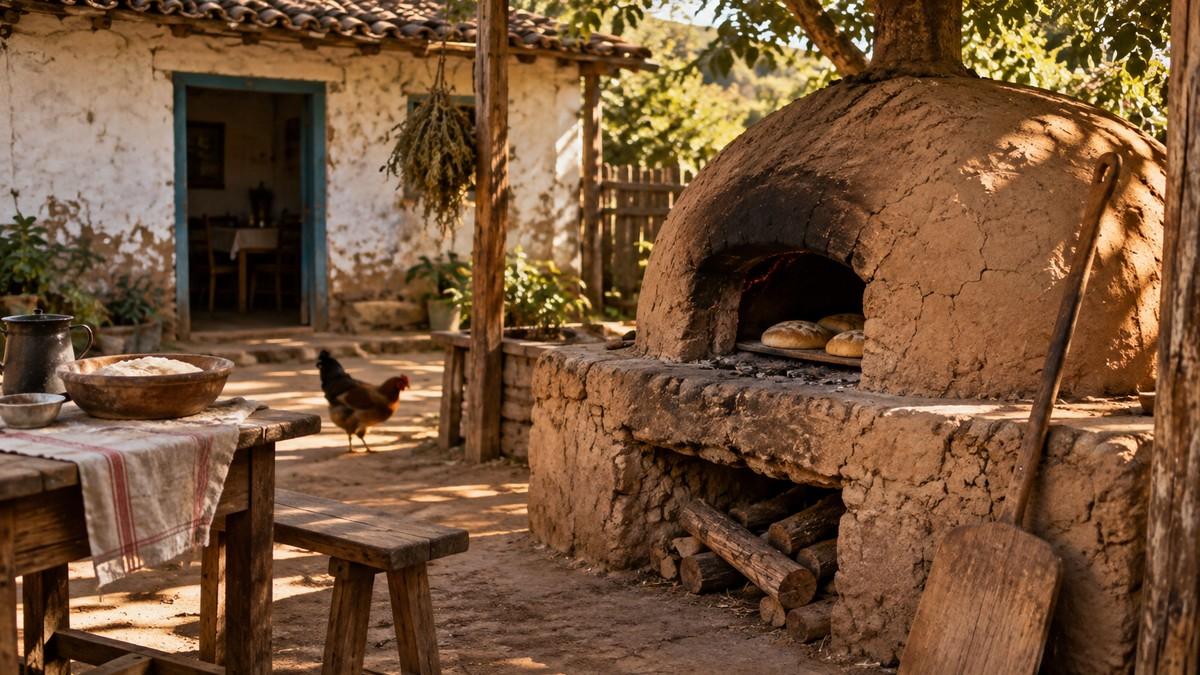 Como funcionava o forno de barro