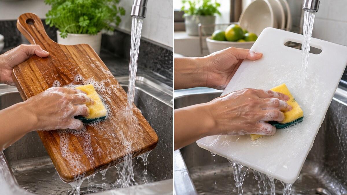 Como higienizar tábuas de cozinha: passo a passo seguro e prático