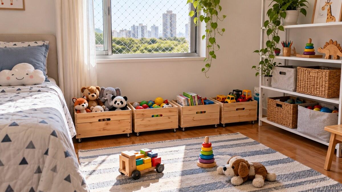 Como organizar brinquedos das crianças: passo a passo seguro e prático
