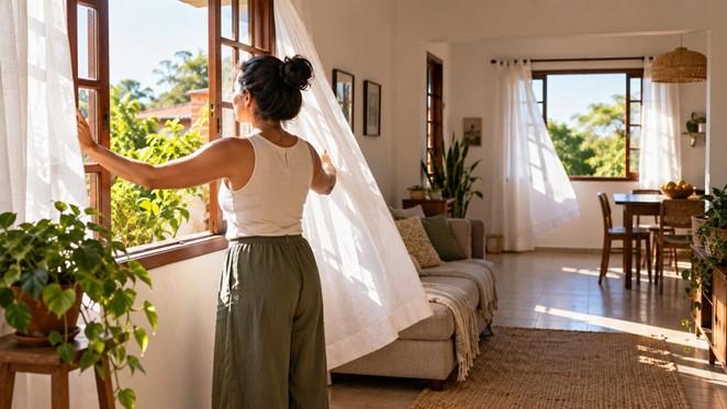 Como usar sol e ventilação a favor da casa: passo a passo seguro e prático