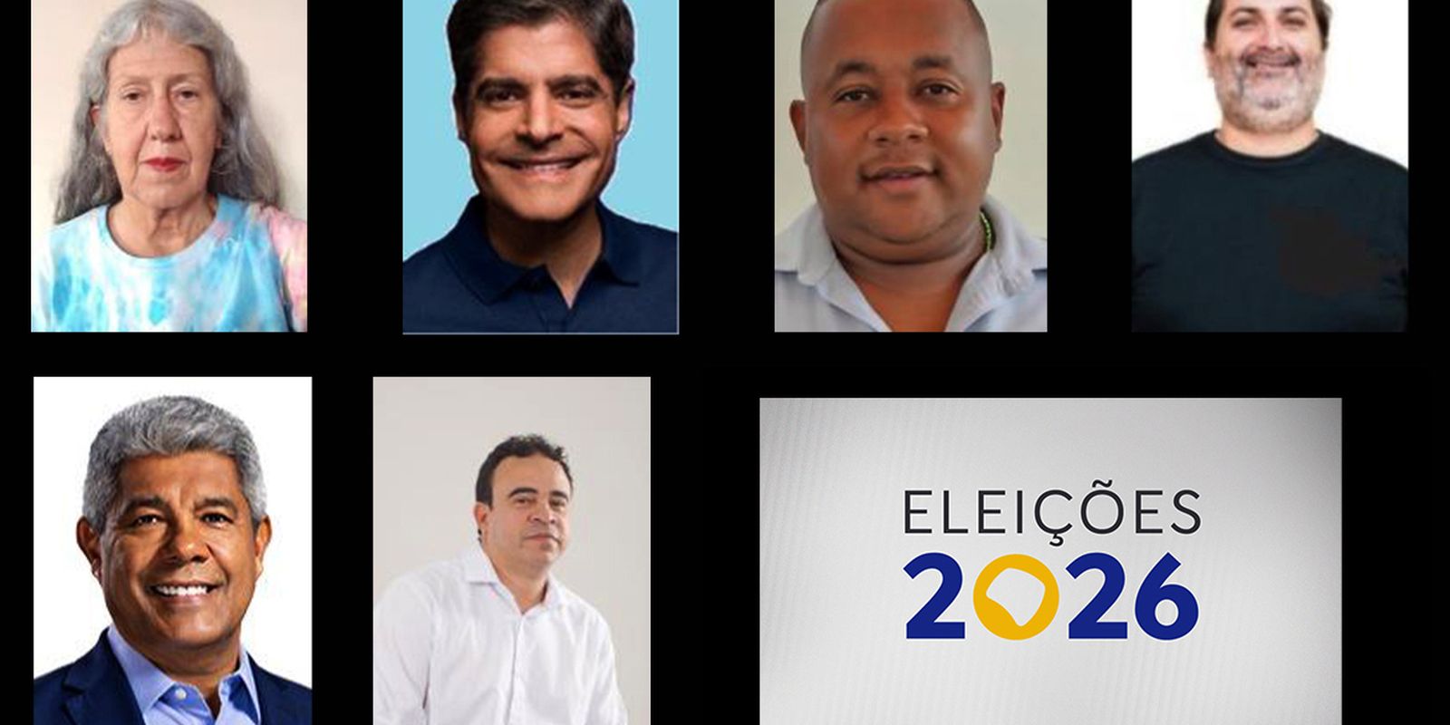 Conheça os seis candidatos que disputam o governo da Bahia nestas eleições