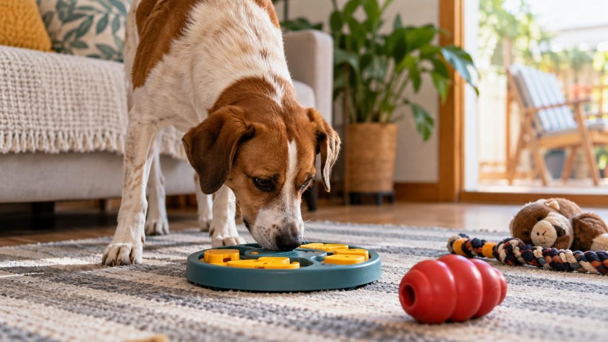 Enriquecimento ambiental para cães dentro de casa: guia prático e cuidados essenciais