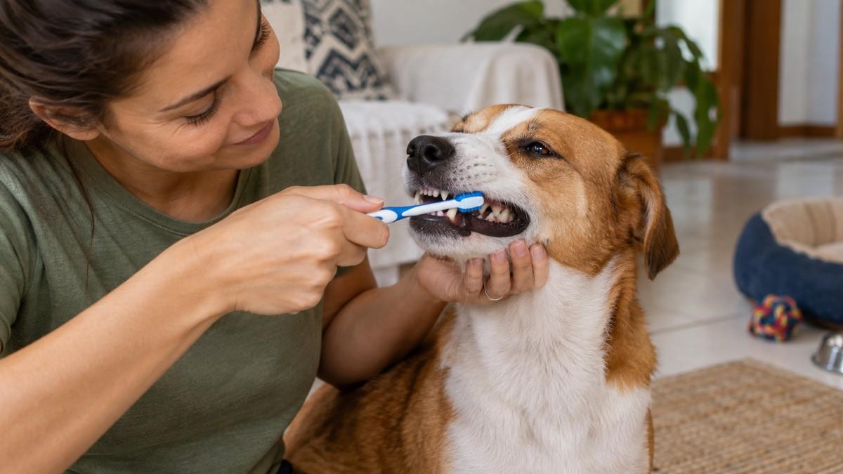 Escovação dental canina: como começar: guia prático e cuidados essenciais