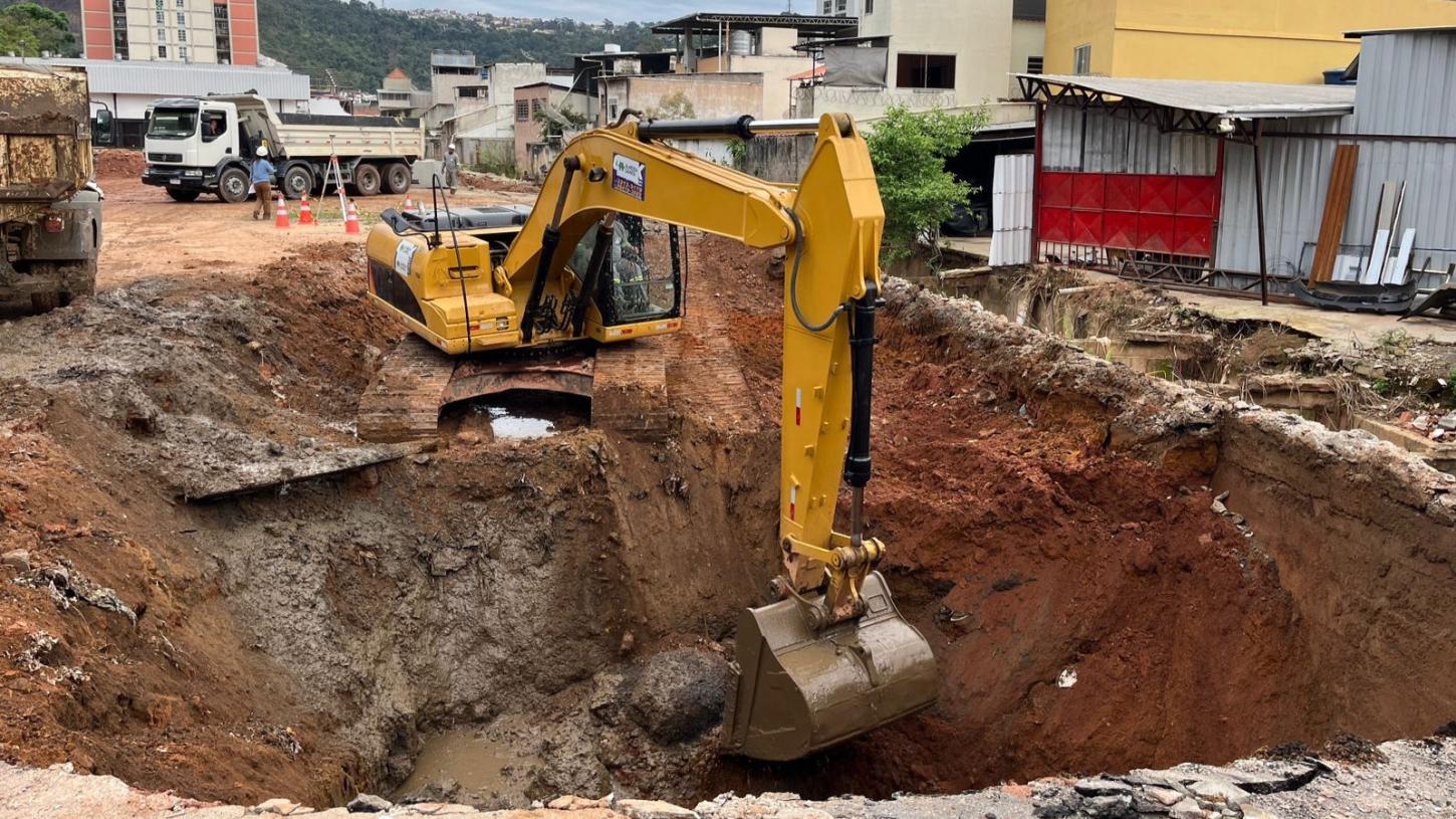 Juiz de Fora avança com obras de drenagem no bairro Mariano Procópio
