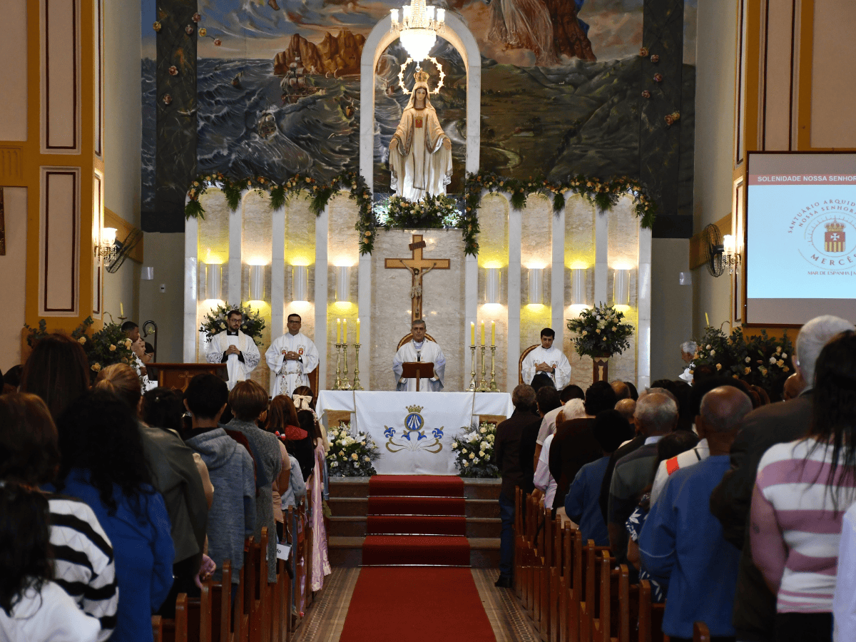 Mar de Espanha celebra padroeira e 40 anos do Santuário de Nossa Senhora das Mercês