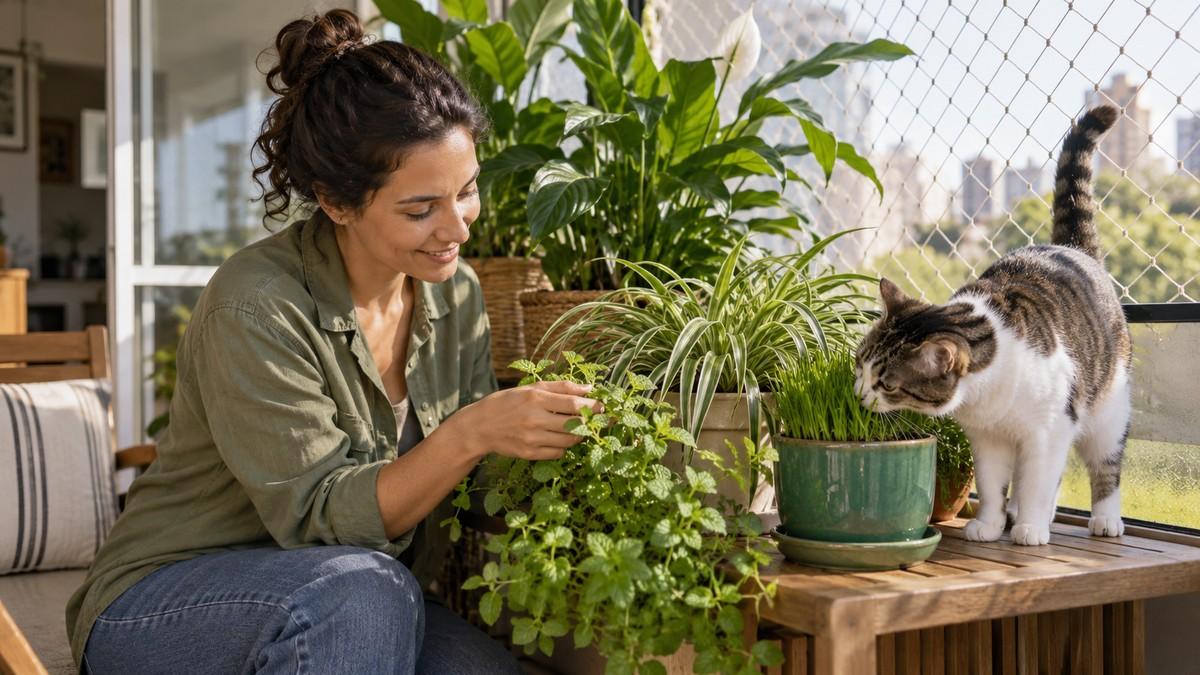 Plantas seguras para casas com gatos: guia prático e cuidados essenciais