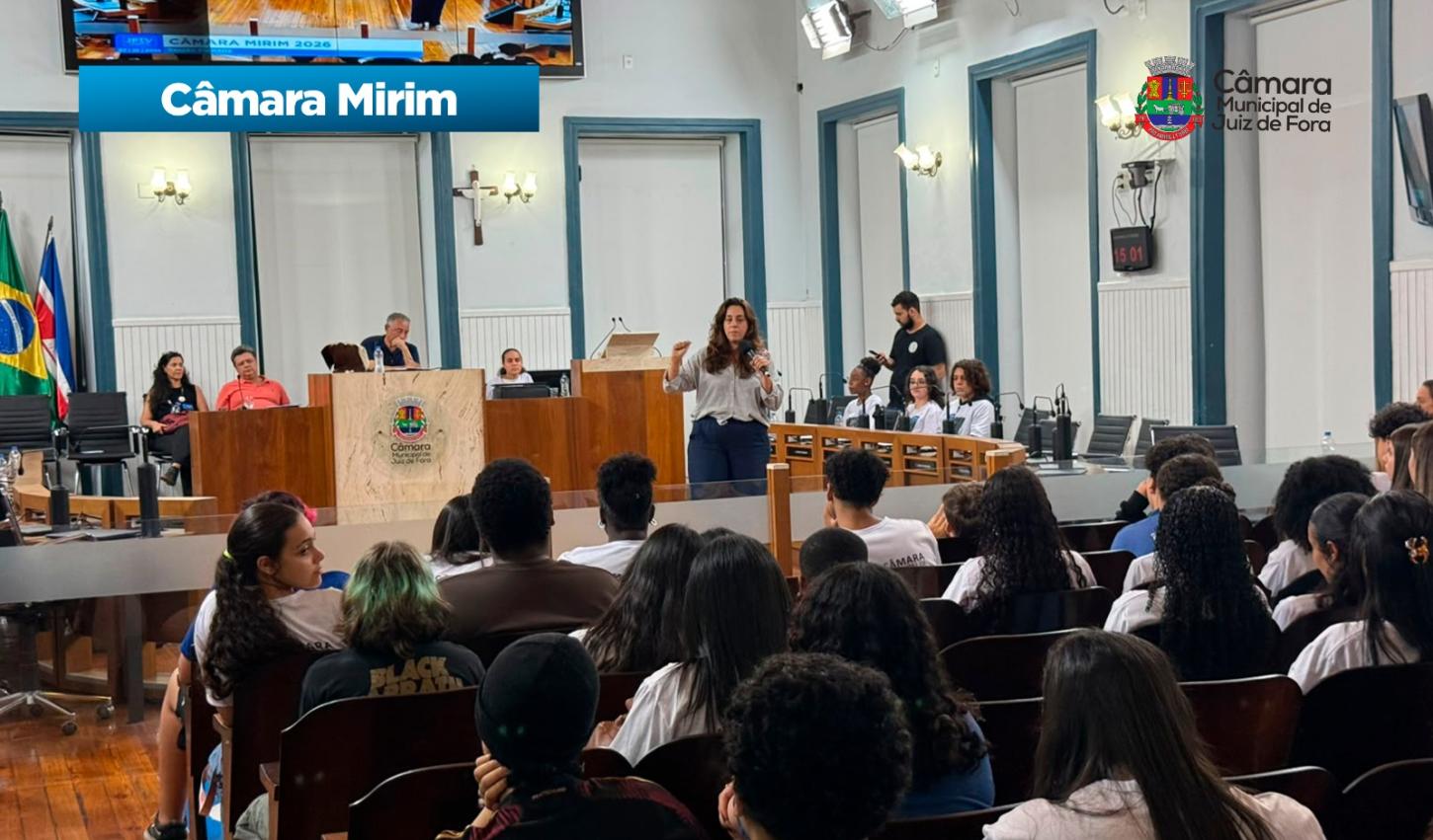 Câmara Mirim de Juiz de Fora elege Mesa Diretora de 2026