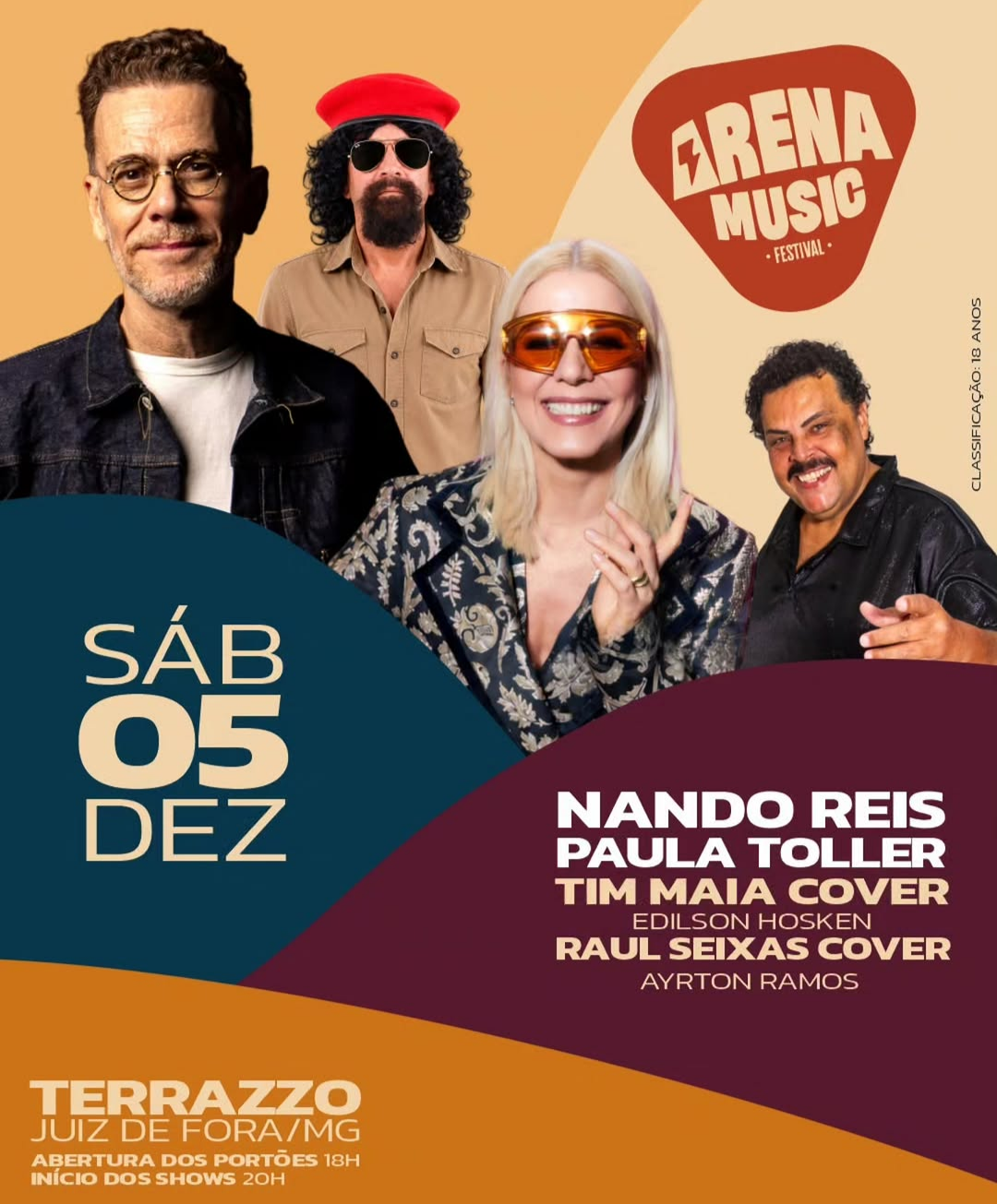 Faltam dois meses para o Arena Music Festival, que reúne quatro atrações em dezembro