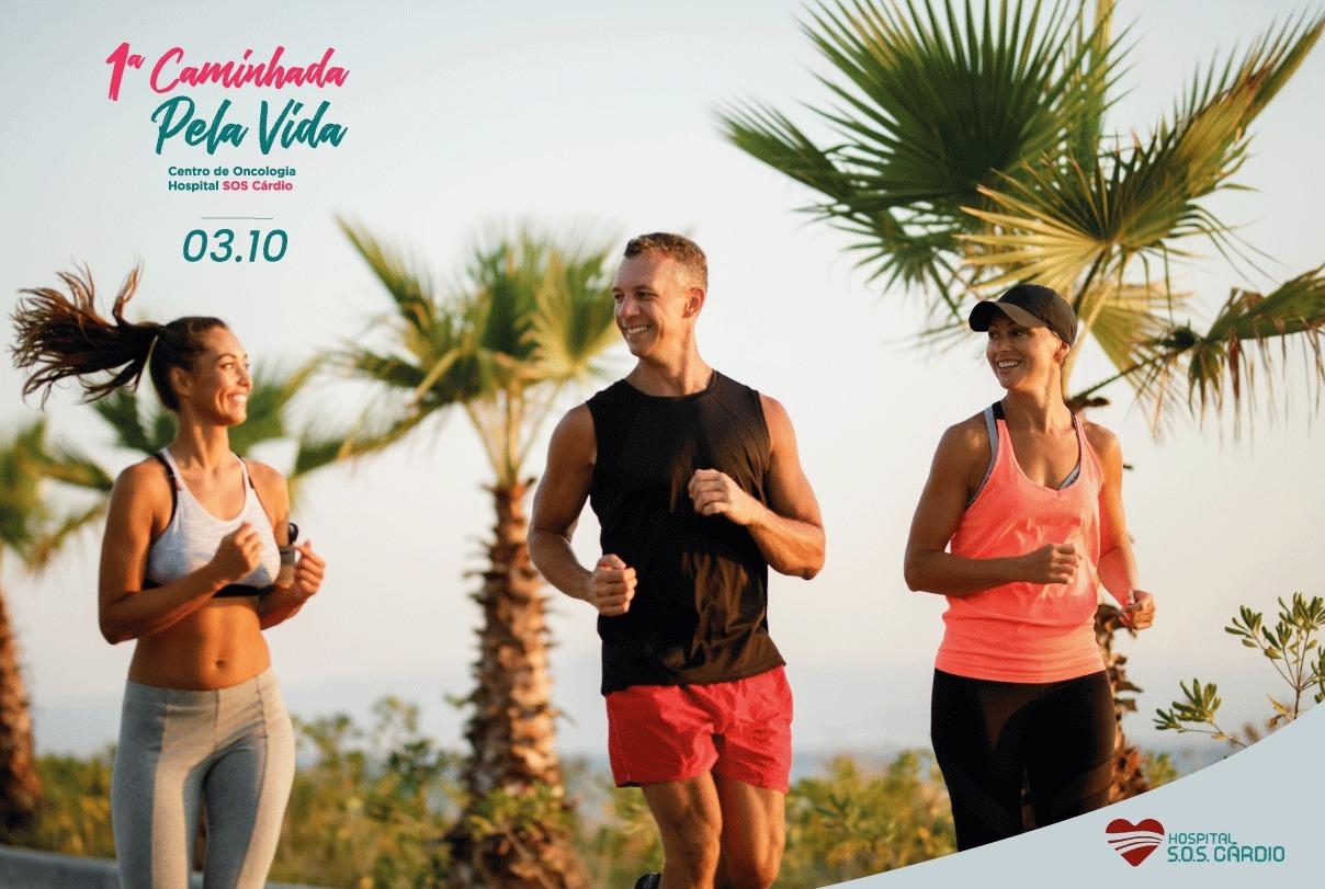 Hospital SOS Cárdio promove 1ª Caminhada pela Vida, em Florianópolis 