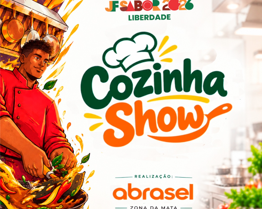 JF Sabor Liberdade terá aulas gratuitas com chefs no Mercado Municipal de Juiz de Fora